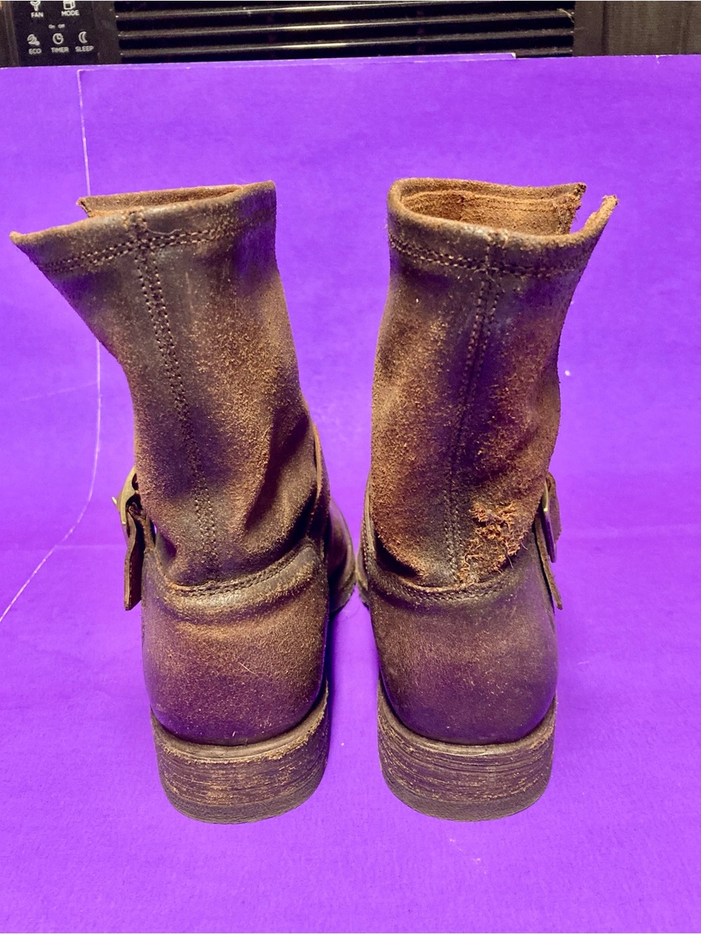 NWOT Frye Brown Natalie Short Engineer Boot - Picture 4 of 11